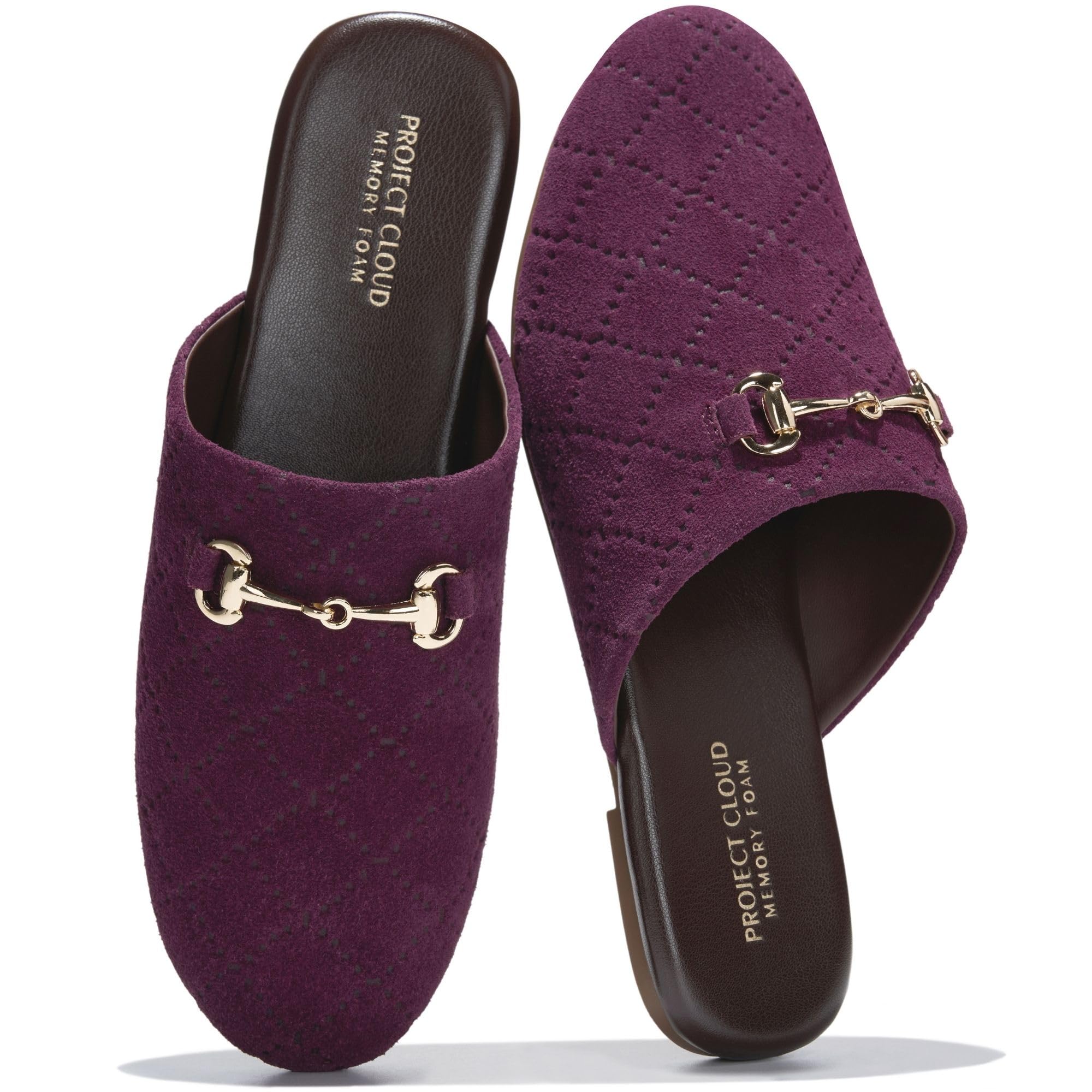 Women's | Horse Bit Mules | Memory Foam Insole | Lightweight | Non-Slip - Cassidy