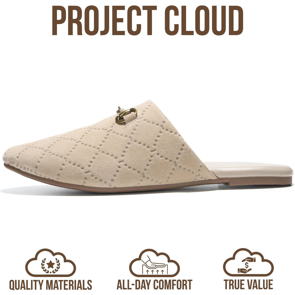 Women's | Horse Bit Mules | Memory Foam Insole | Lightweight | Non-Slip - Cassidy