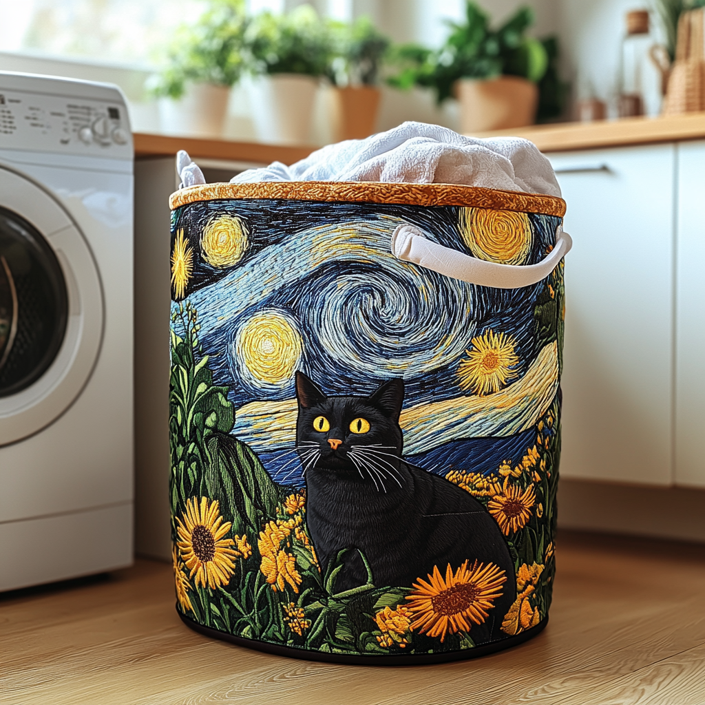 Clever Cat | Handcrafted Laundry Basket