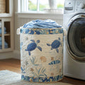 Coastal Calm | Handcrafted Laundry Basket