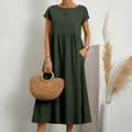 CATHERINE | ELEGANT ESSENTIAL DRESS - Rossis Family Boutique Miami
