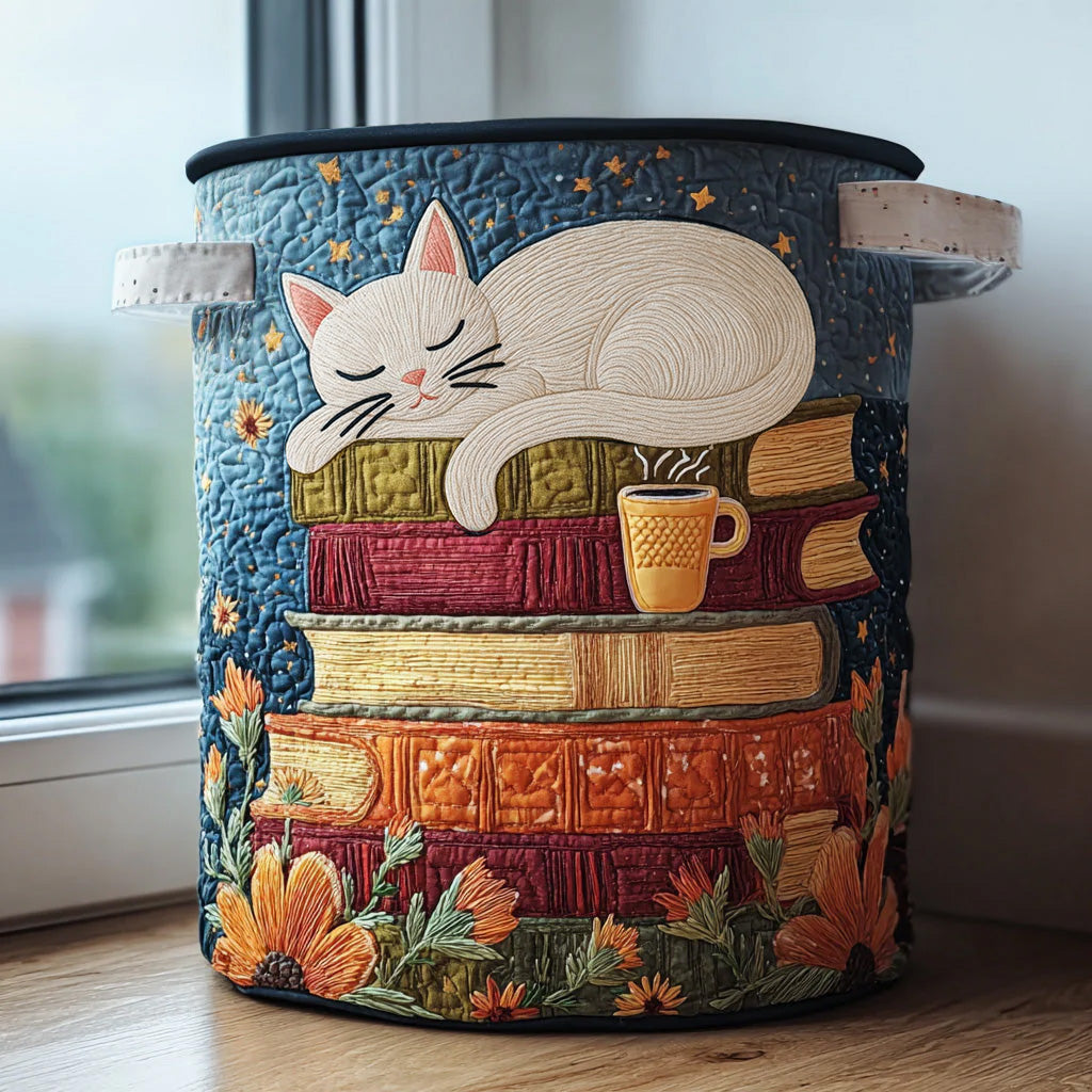 Cat Quilted | Handcrafted Basket