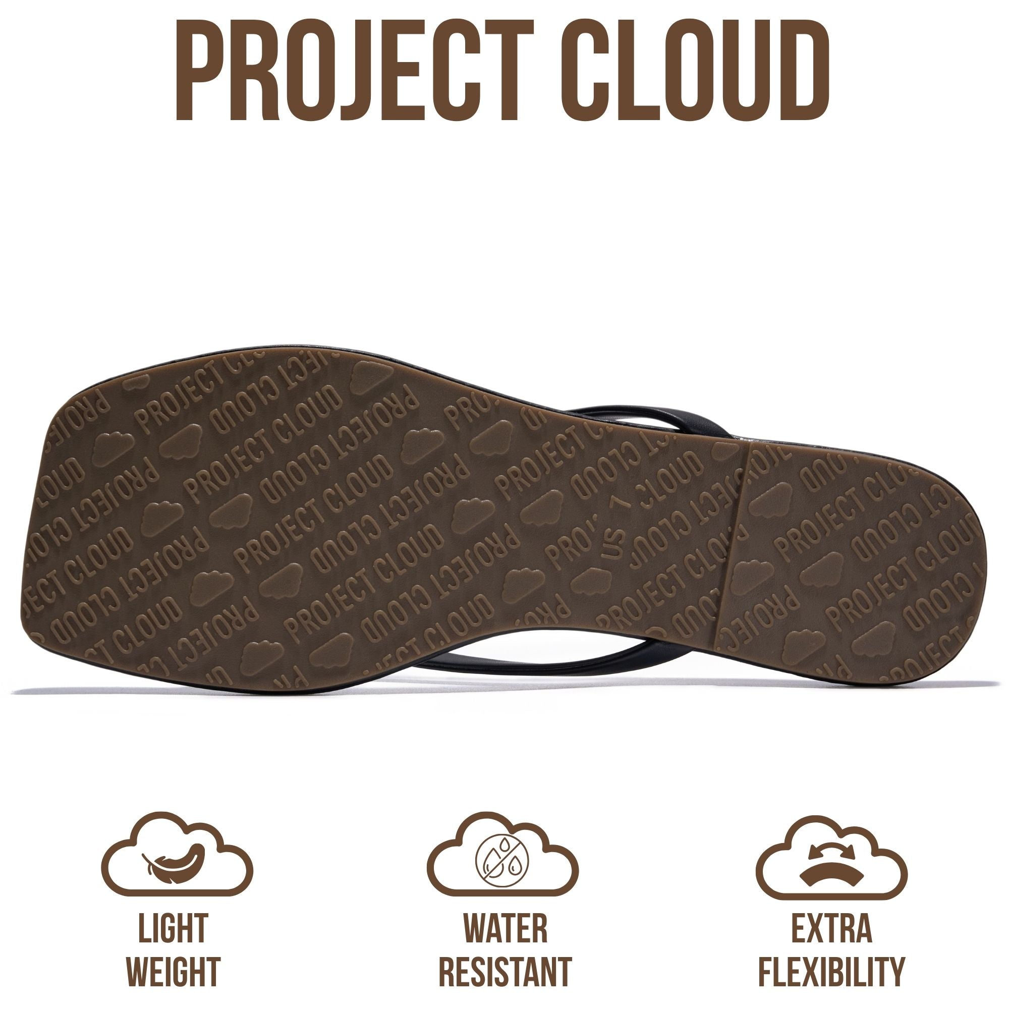 Women's | Square Toe Flip Flops | Memory Foam | Non-Slip - Dedication