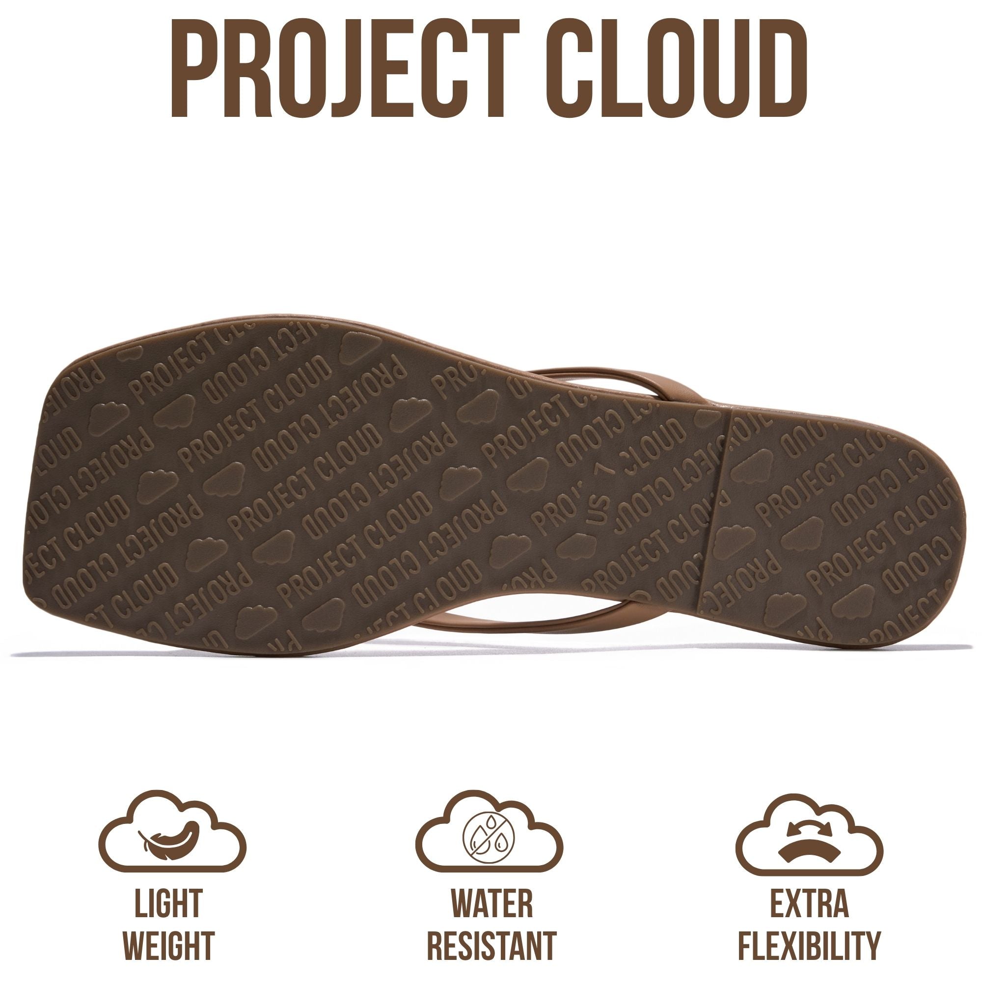 Women's | Square Toe Flip Flops | Memory Foam | Non-Slip - Dedication