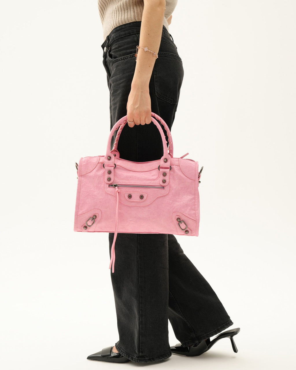 It girl bag medium - Baby pink