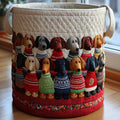 Dachshund Parade | Handcrafted Laundry Basket
