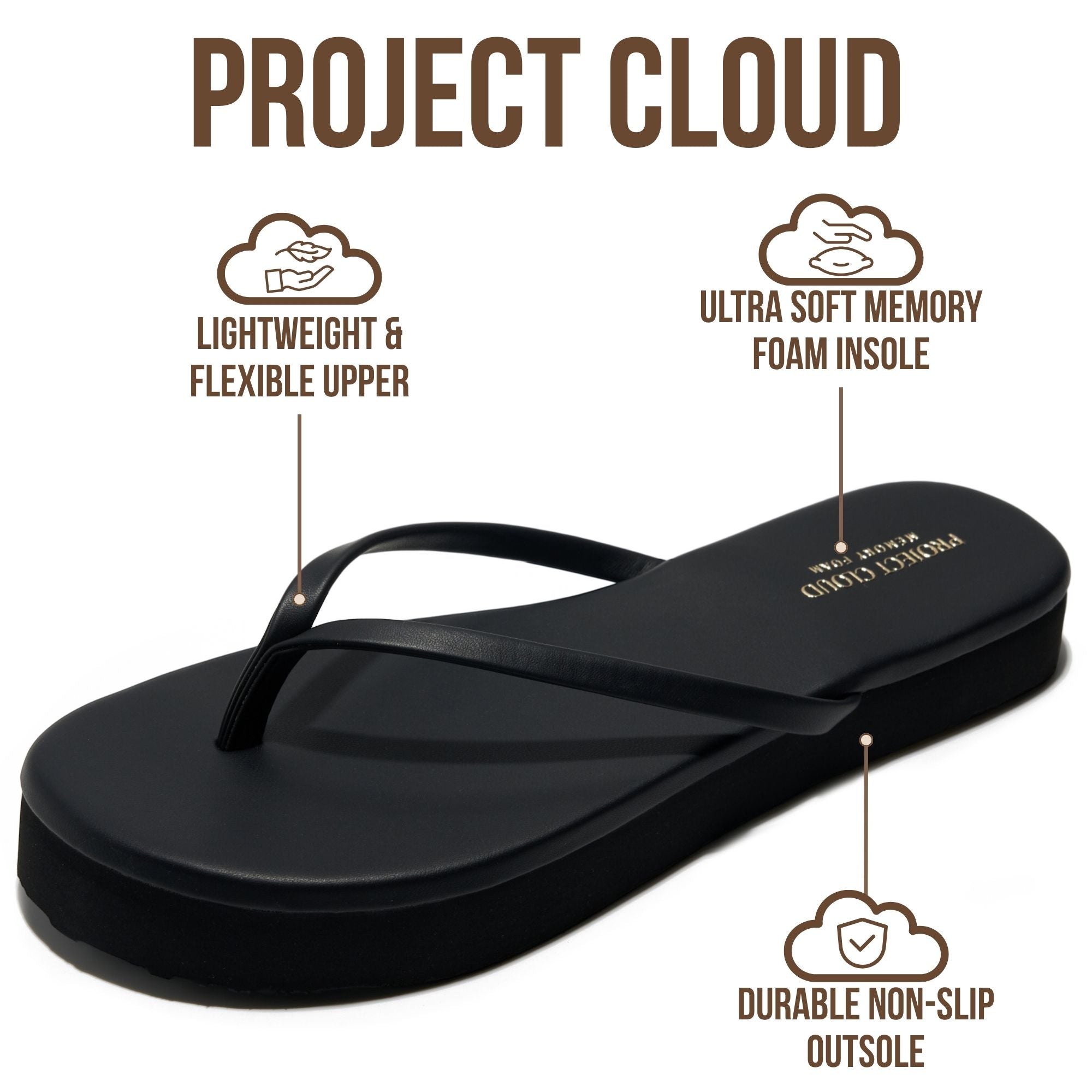 Women's | Summer Thong Sandals for Women 2026 | Memory Foam | Lightweight | Non-Slip - Elevation