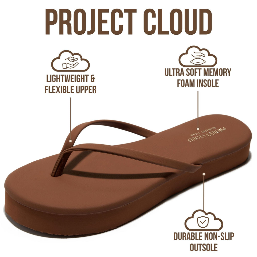 Women's | Summer Thong Sandals for Women 2026 | Memory Foam | Lightweight | Non-Slip - Elevation