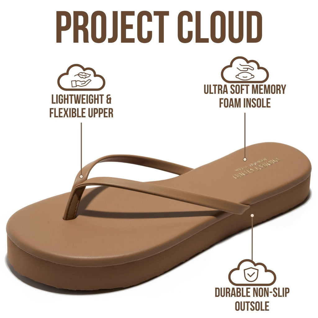 Women's | Summer Thong Sandals for Women 2026 | Memory Foam | Lightweight | Non-Slip - Elevation