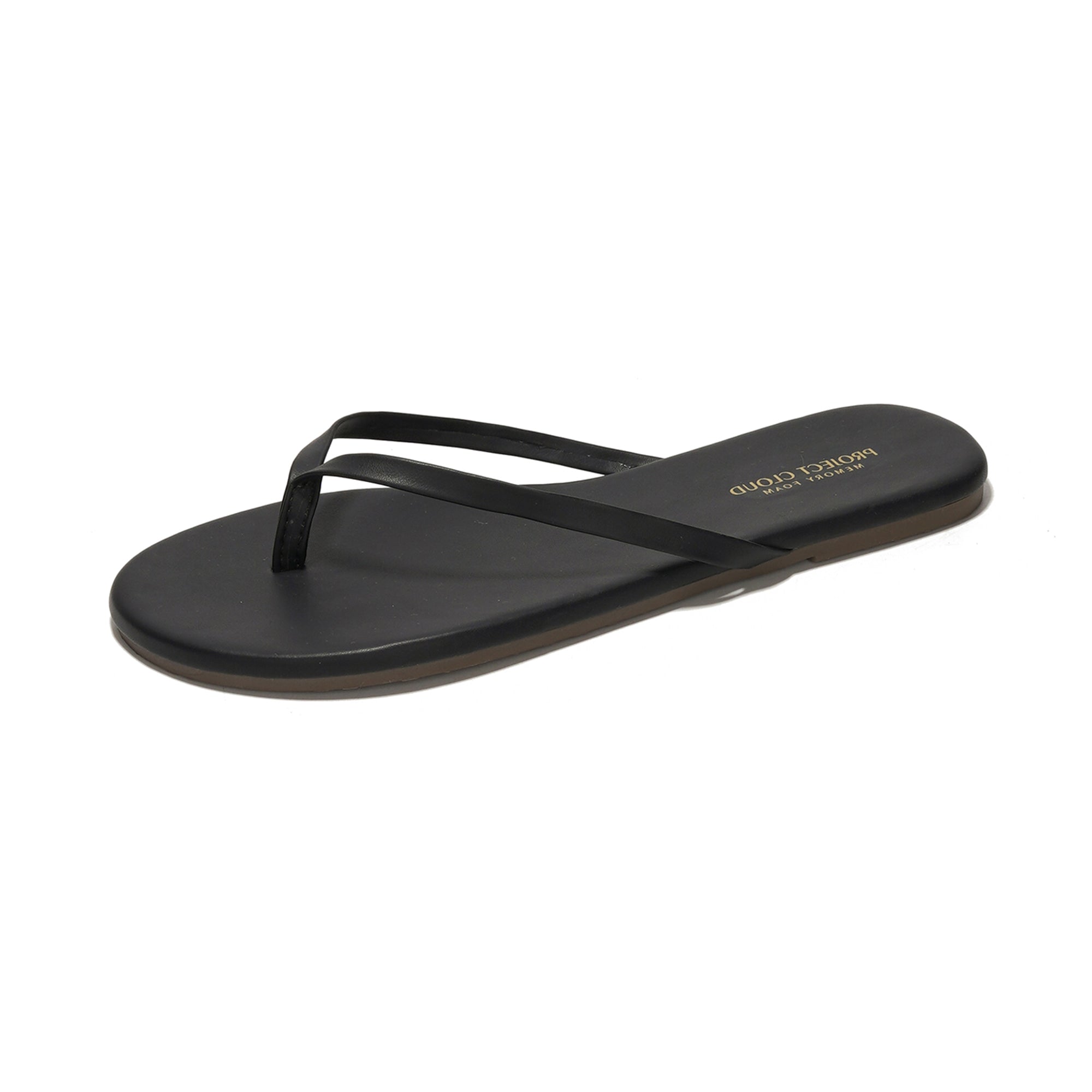 Women's | Eco-Leather Women Flip Flops | Memory Foam | Lightweight | Non-Slip - Foundations