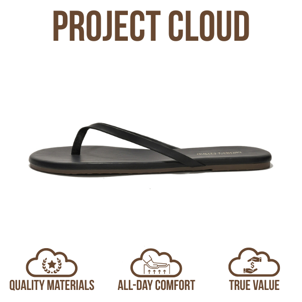Women's | Eco-Leather Women Flip Flops | Memory Foam | Lightweight | Non-Slip - Foundations