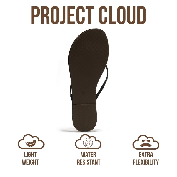 Women's | Eco-Leather Women Flip Flops | Memory Foam | Lightweight | Non-Slip - Foundations