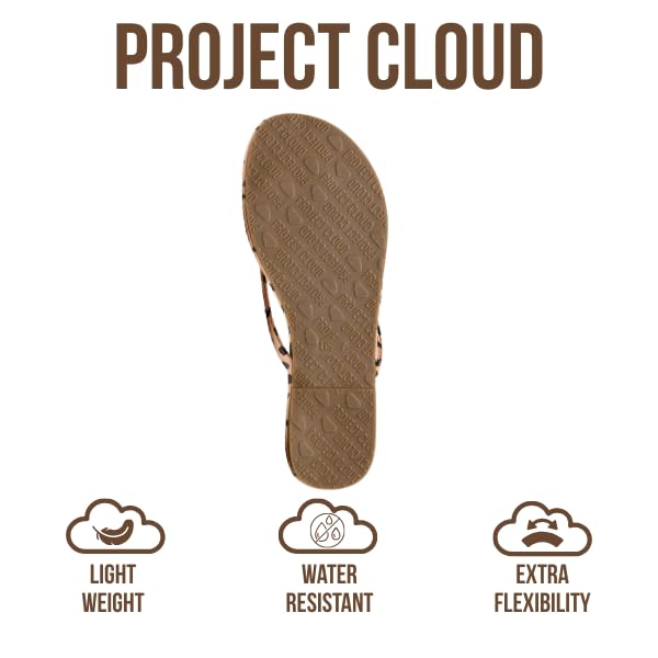 Women's | Eco-Leather Women Flip Flops | Memory Foam | Lightweight | Non-Slip - Foundations