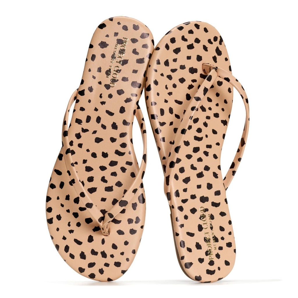 Women's | Eco-Leather Women Flip Flops | Memory Foam | Lightweight | Non-Slip - Foundations