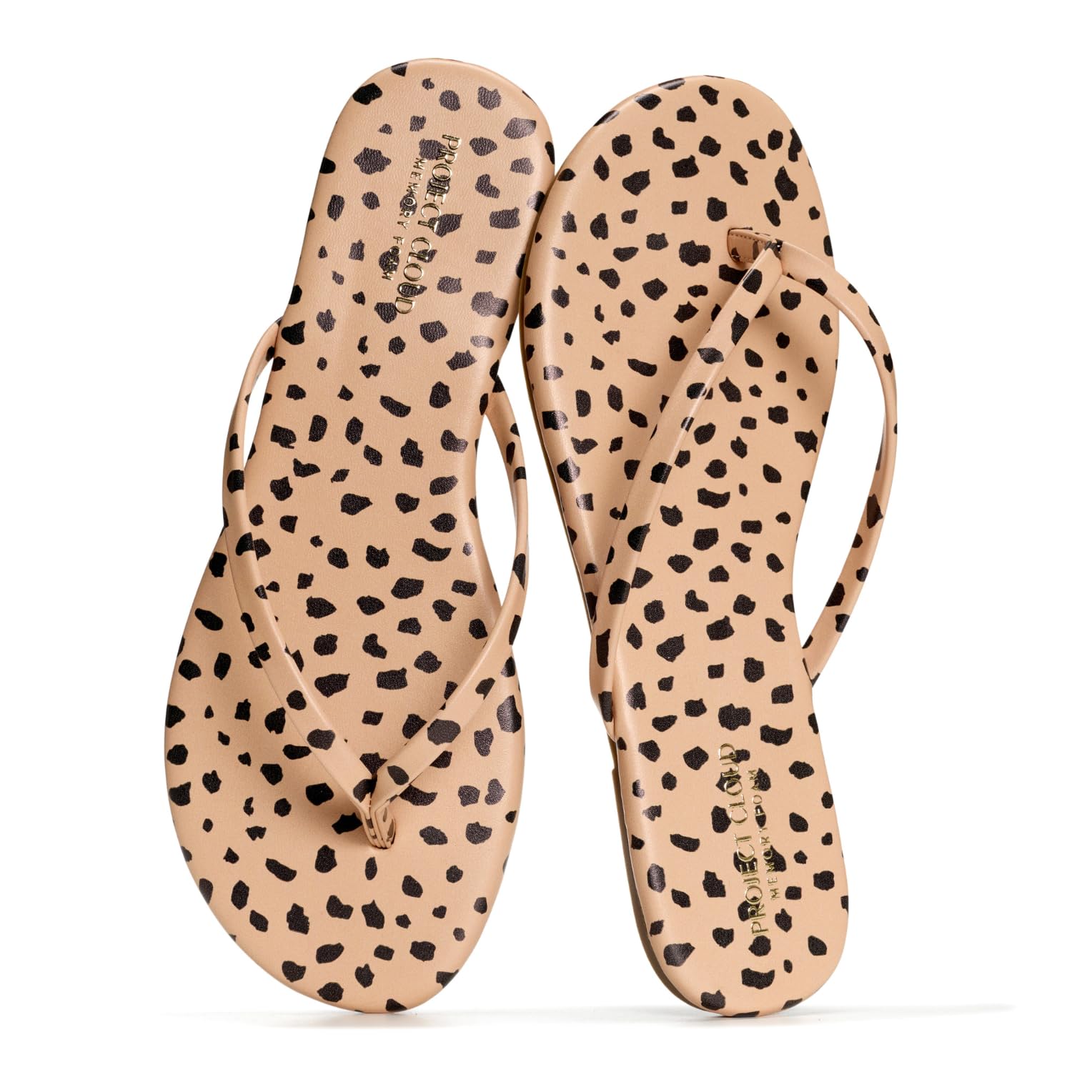 Women's | Eco-Leather Women Flip Flops | Memory Foam | Lightweight | Non-Slip - Foundations