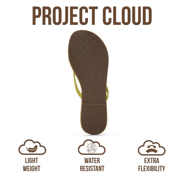 Women's | Eco-Leather Women Flip Flops | Memory Foam | Lightweight | Non-Slip - Foundations