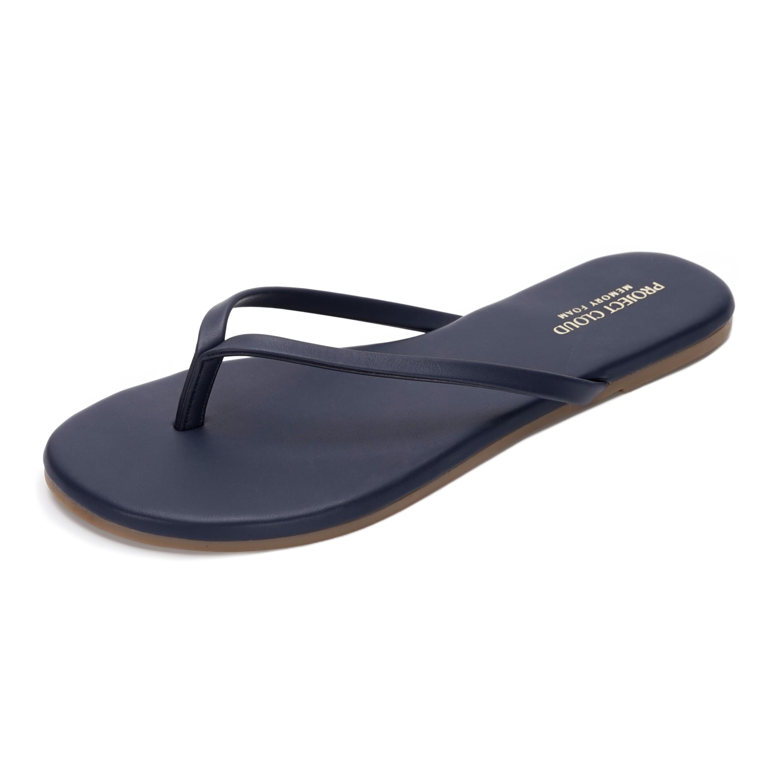 Women's | Eco-Leather Women Flip Flops | Memory Foam | Lightweight | Non-Slip - Foundations