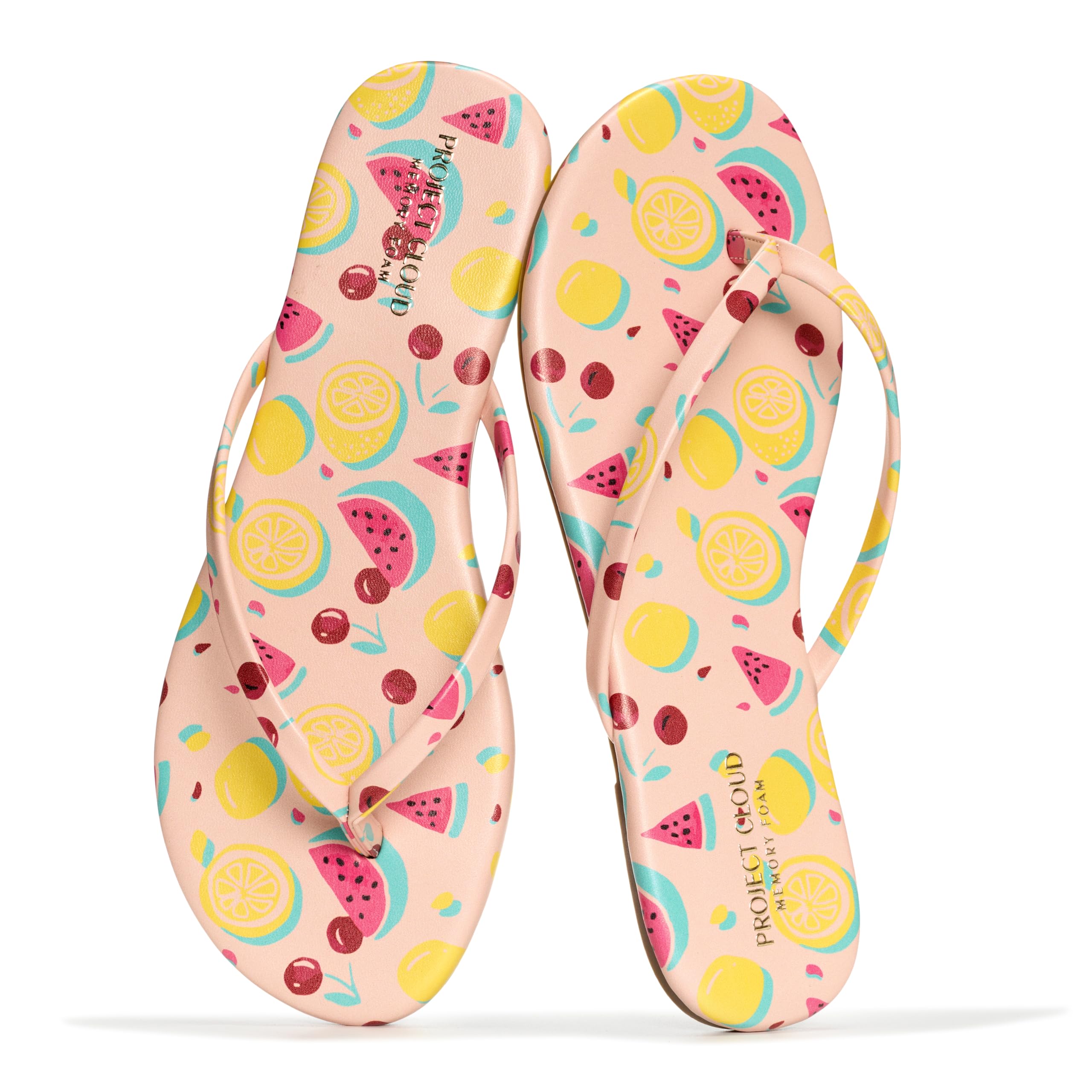 Women's | Eco-Leather Women Flip Flops | Memory Foam | Lightweight | Non-Slip - Foundations