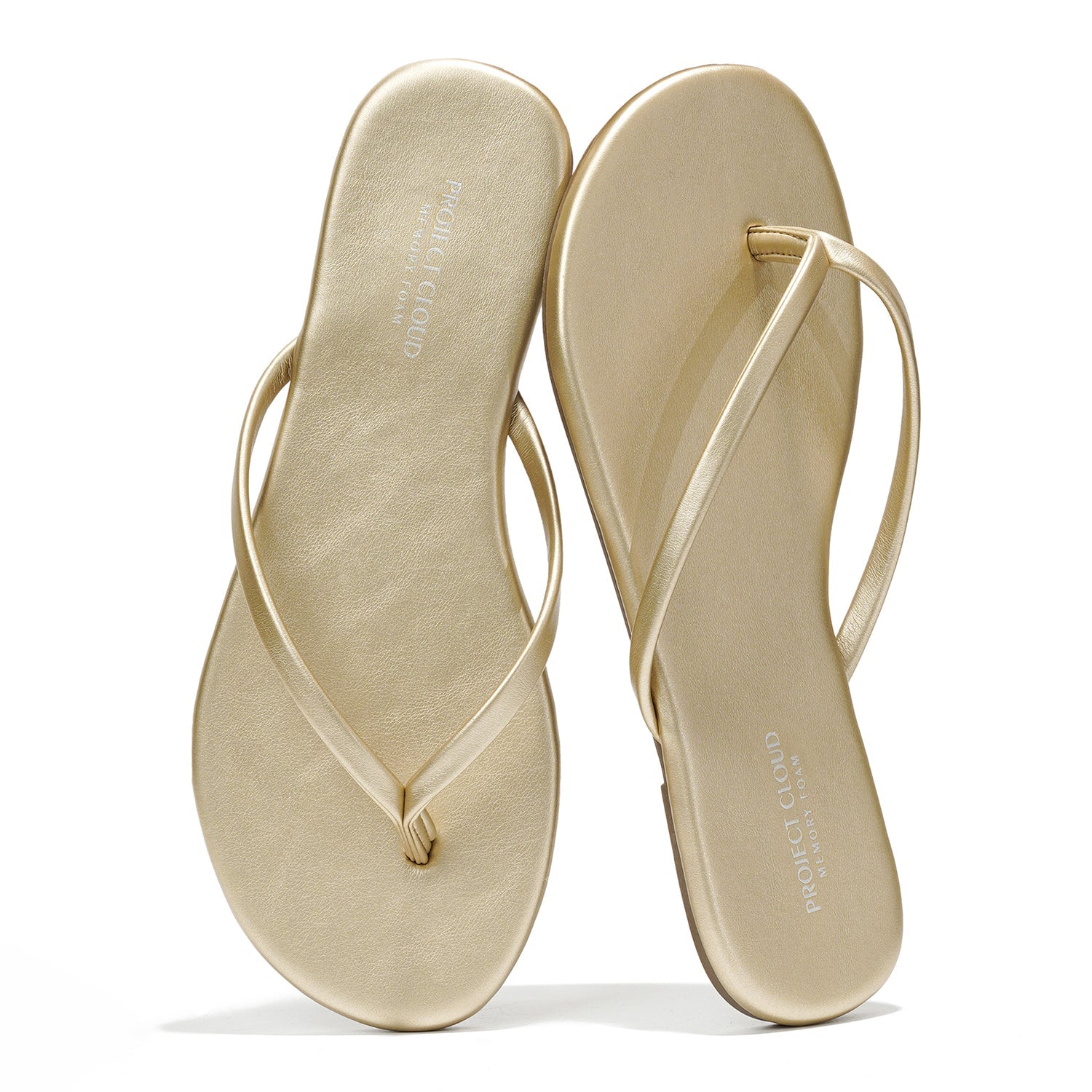 Women's | Eco-Leather Women Flip Flops | Memory Foam | Lightweight | Non-Slip - Foundations