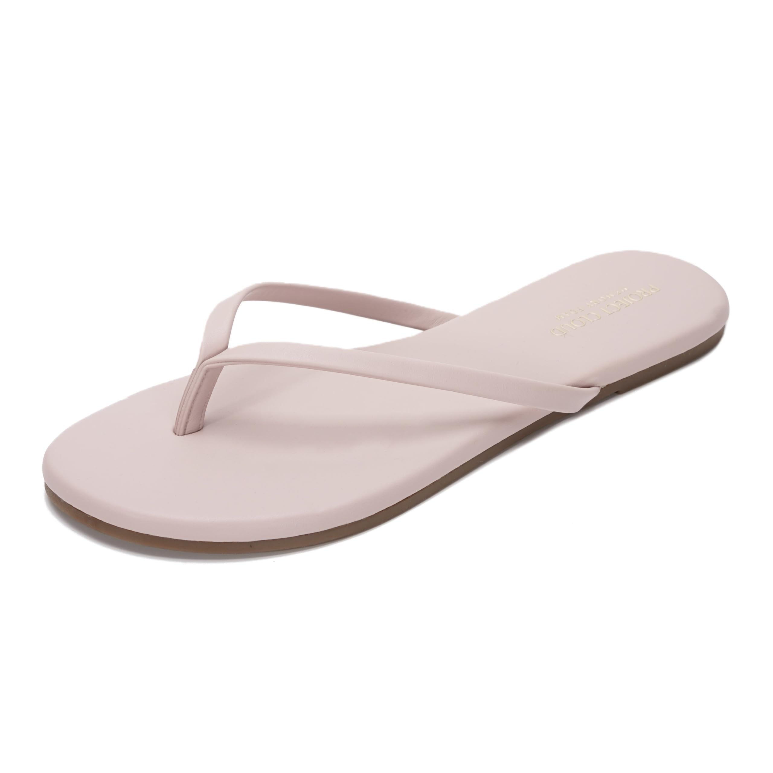 Women's | Eco-Leather Women Flip Flops | Memory Foam | Lightweight | Non-Slip - Foundations