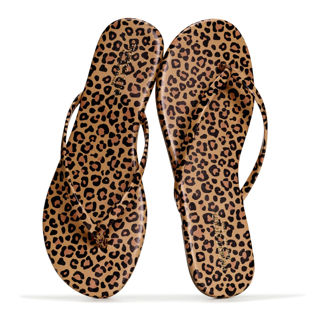 Women's | Eco-Leather Women Flip Flops | Memory Foam | Lightweight | Non-Slip - Foundations