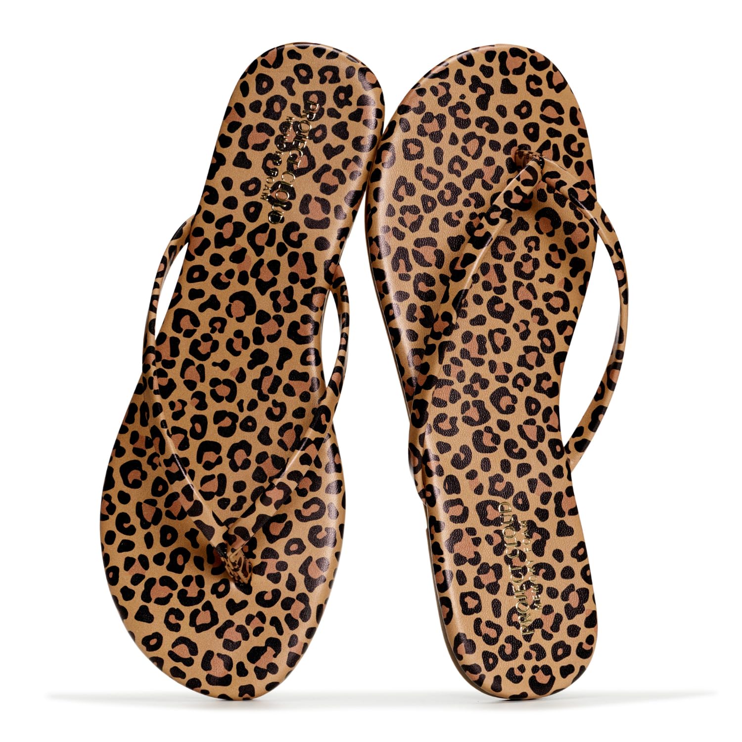 Women's | Eco-Leather Women Flip Flops | Memory Foam | Lightweight | Non-Slip - Foundations