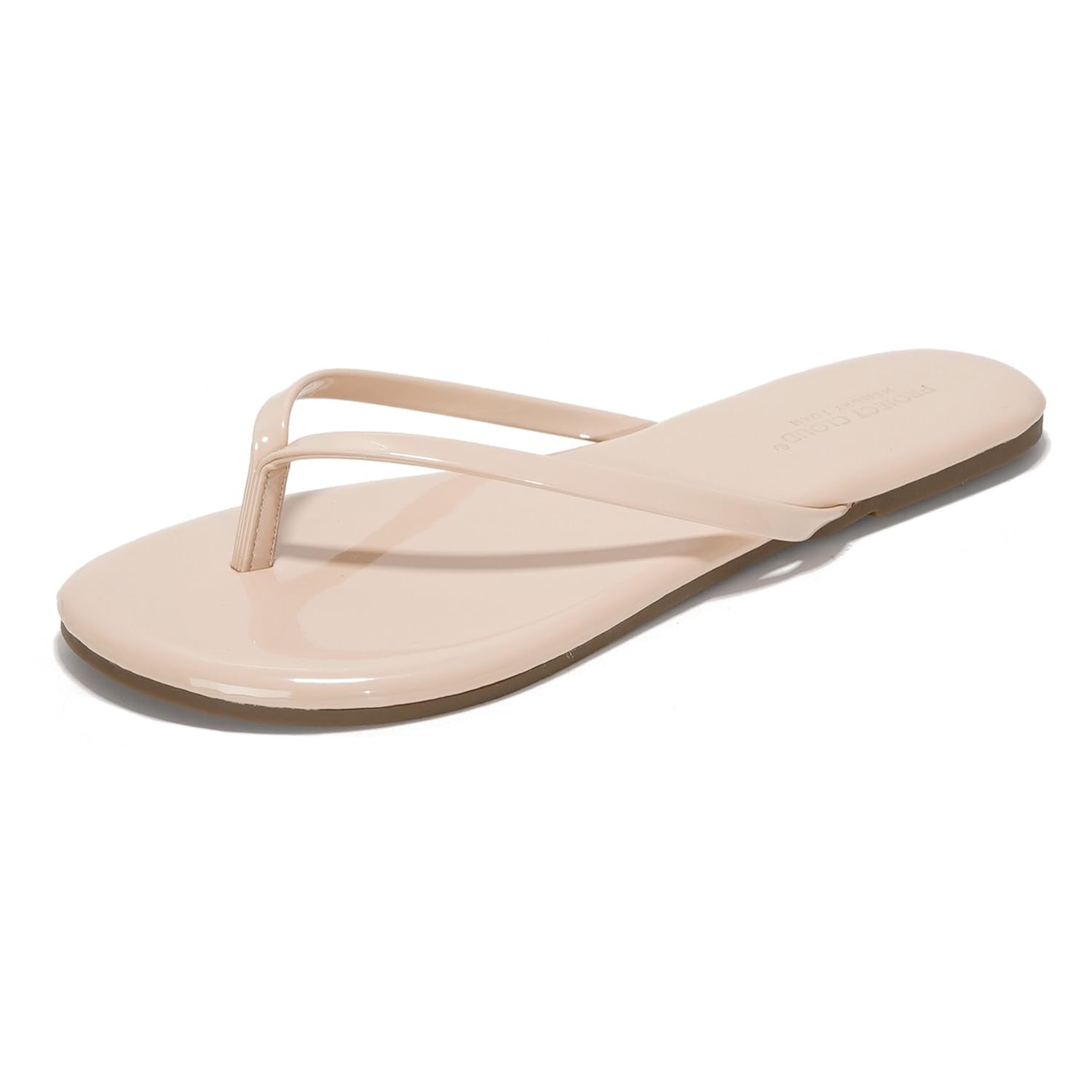 Women's | Eco-Leather Women Flip Flops | Memory Foam | Lightweight | Non-Slip - Foundations