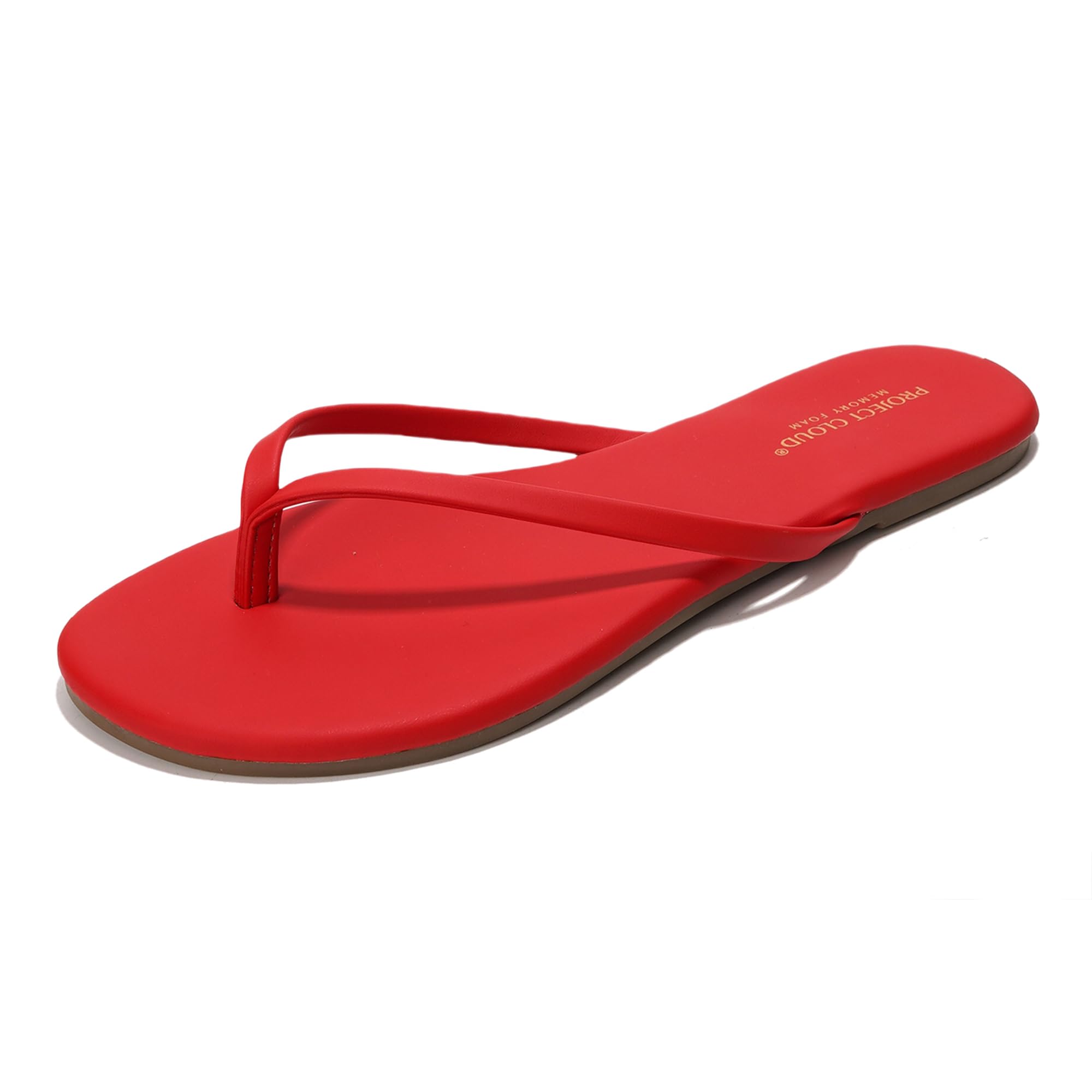 Women's | Eco-Leather Women Flip Flops | Memory Foam | Lightweight | Non-Slip - Foundations