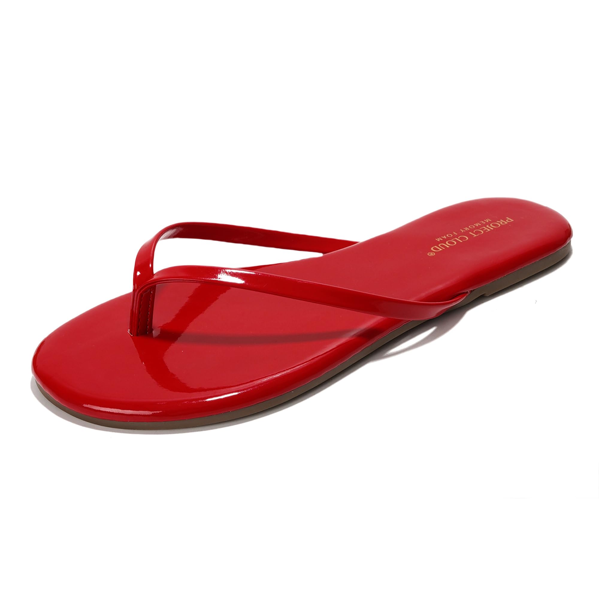 Women's | Eco-Leather Women Flip Flops | Memory Foam | Lightweight | Non-Slip - Foundations