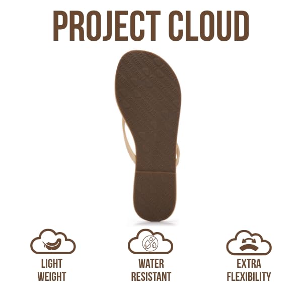 Women's | Eco-Leather Women Flip Flops | Memory Foam | Lightweight | Non-Slip - Foundations