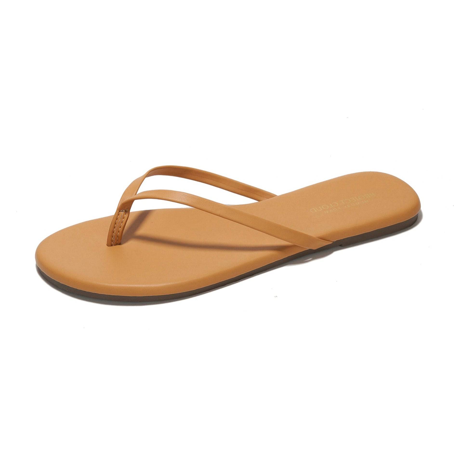 Women's | Eco-Leather Women Flip Flops | Memory Foam | Lightweight | Non-Slip - Foundations