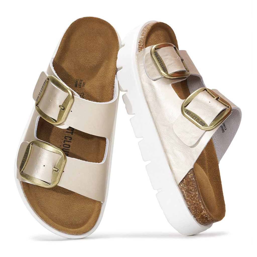 Women's | Genuine Leather Platform Sandals | ProjectPlush | Non-Slip - Greece Chunky