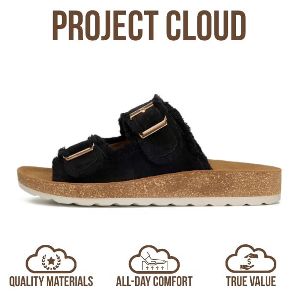 Women's | Womens Buckle Sandals | Plush and Soft Insole | Lightweight | Non-Slip - Light