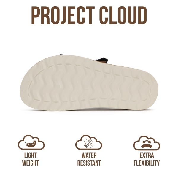 Women's | Womens Buckle Sandals | Plush and Soft Insole | Lightweight | Non-Slip - Light