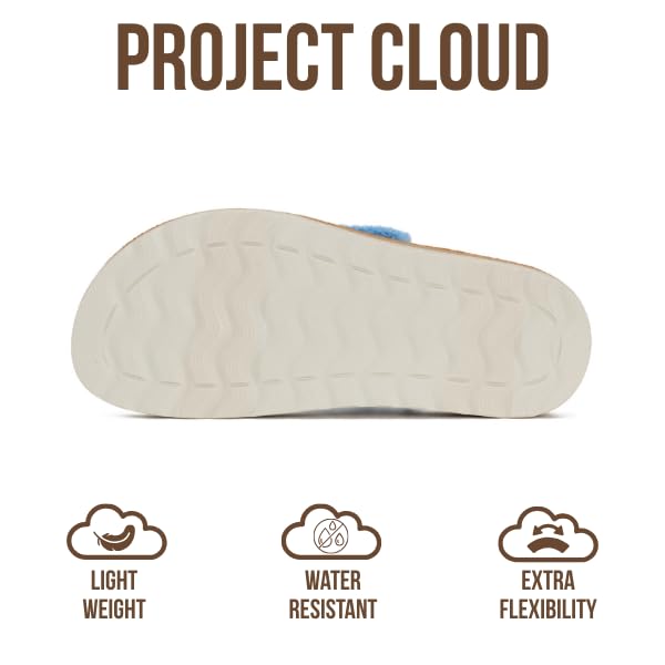 Women's | Womens Buckle Sandals | Plush and Soft Insole | Lightweight | Non-Slip - Light