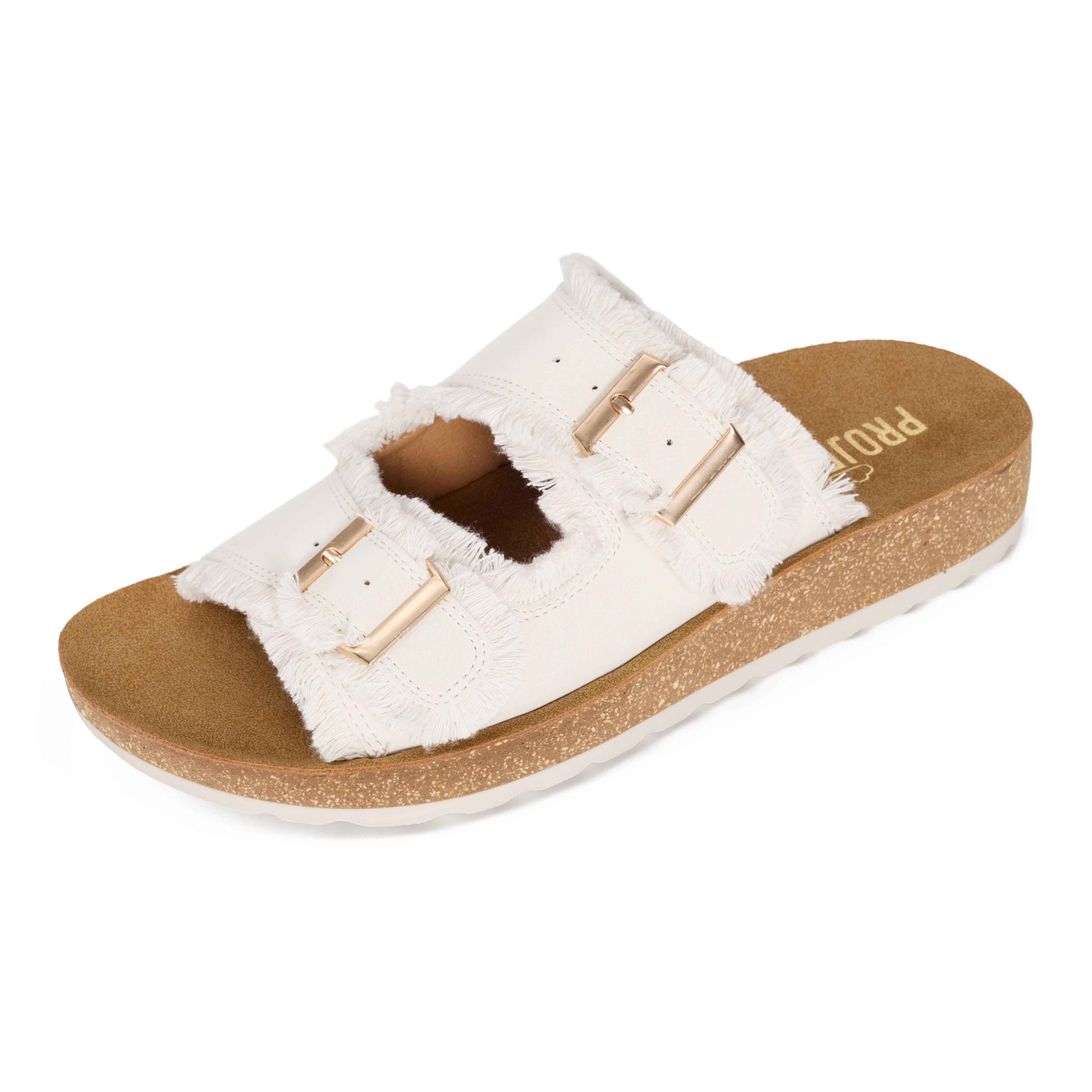 Women's | Womens Buckle Sandals | Plush and Soft Insole | Lightweight | Non-Slip - Light