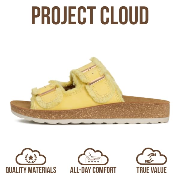 Women's | Womens Buckle Sandals | Plush and Soft Insole | Lightweight | Non-Slip - Light