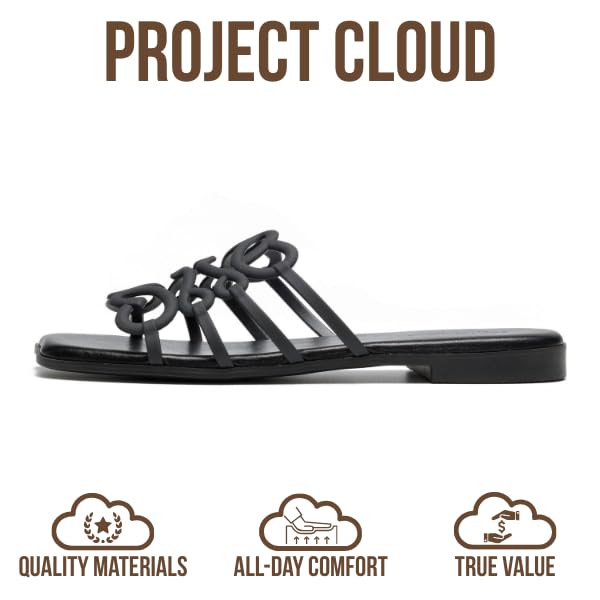 Women's | 100% Eco Leather Womens Sandals | Memory Foam | Lightweight | Non-Slip - Lisa