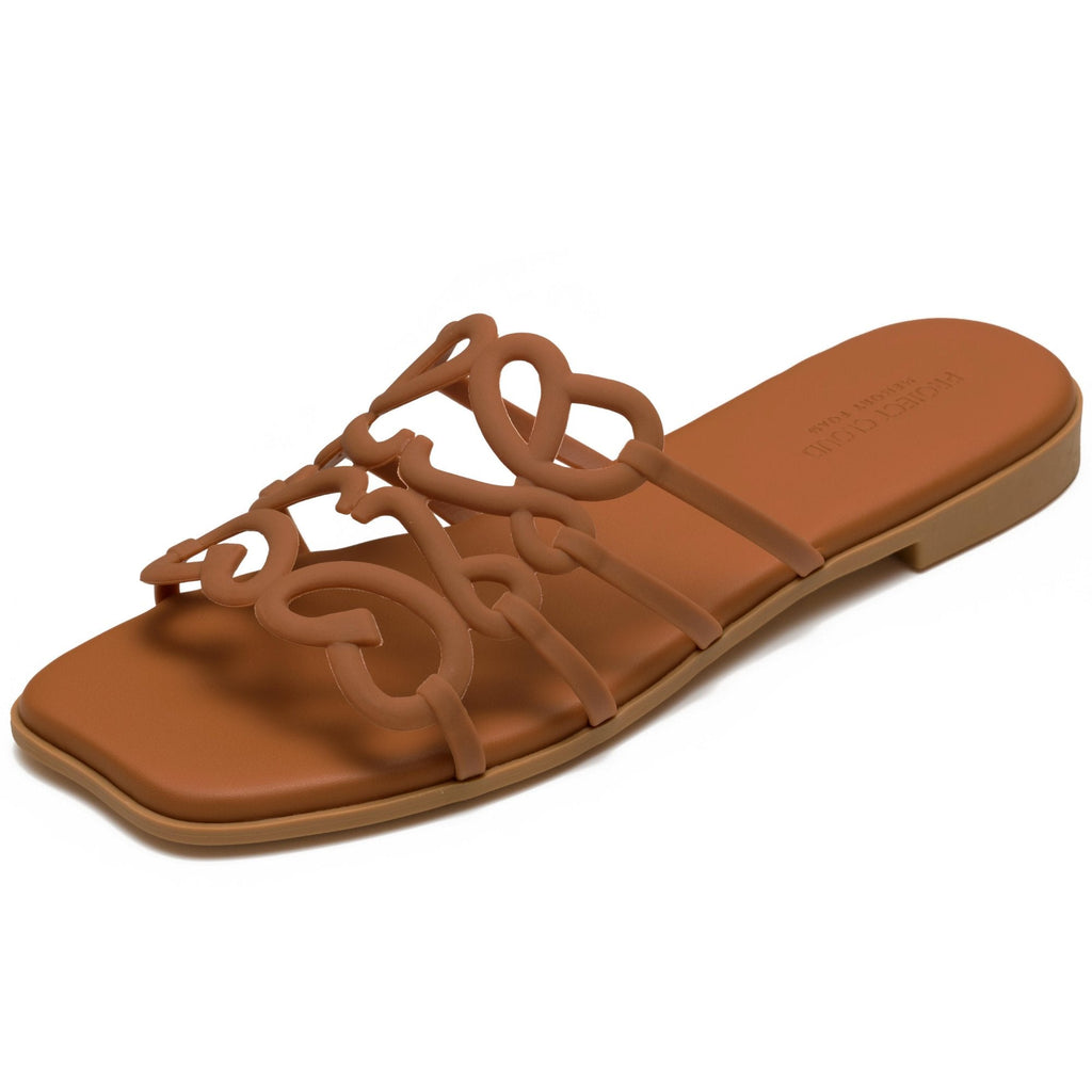 Women's | 100% Eco Leather Womens Sandals | Memory Foam | Lightweight | Non-Slip - Lisa