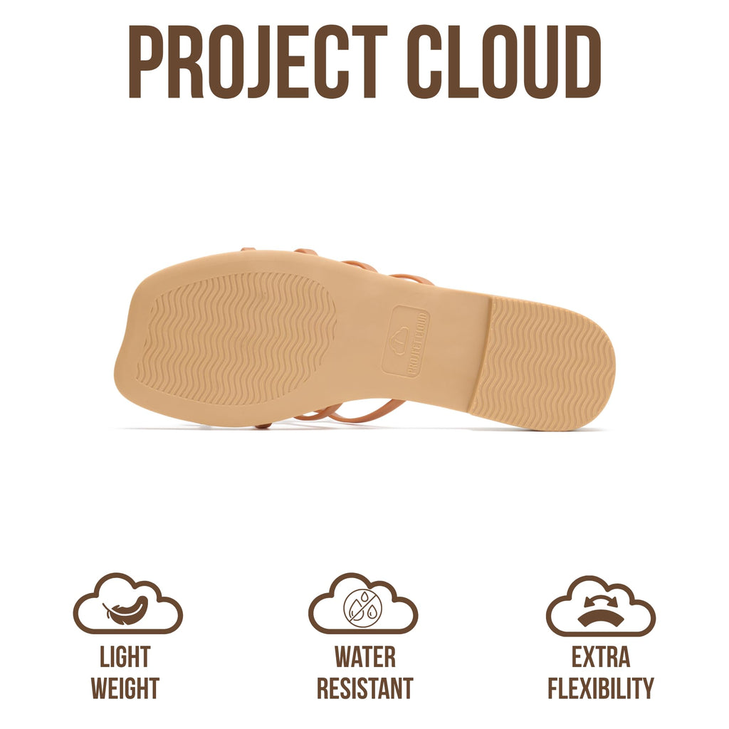 Women's | 100% Eco Leather Womens Sandals | Memory Foam | Lightweight | Non-Slip - Lisa
