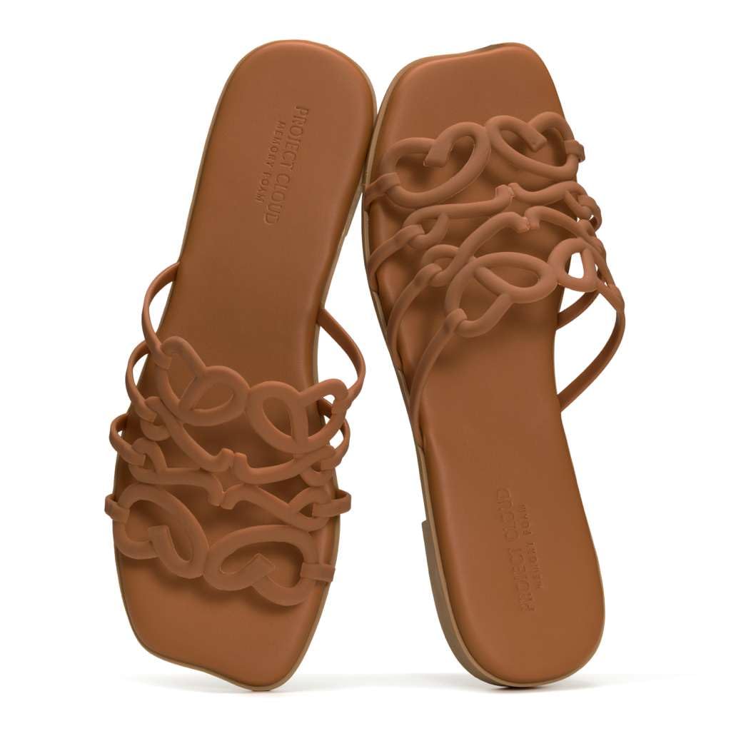 Women's | 100% Eco Leather Womens Sandals | Memory Foam | Lightweight | Non-Slip - Lisa