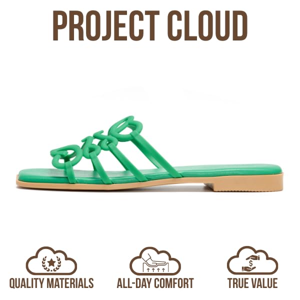 Women's | 100% Eco Leather Womens Sandals | Memory Foam | Lightweight | Non-Slip - Lisa