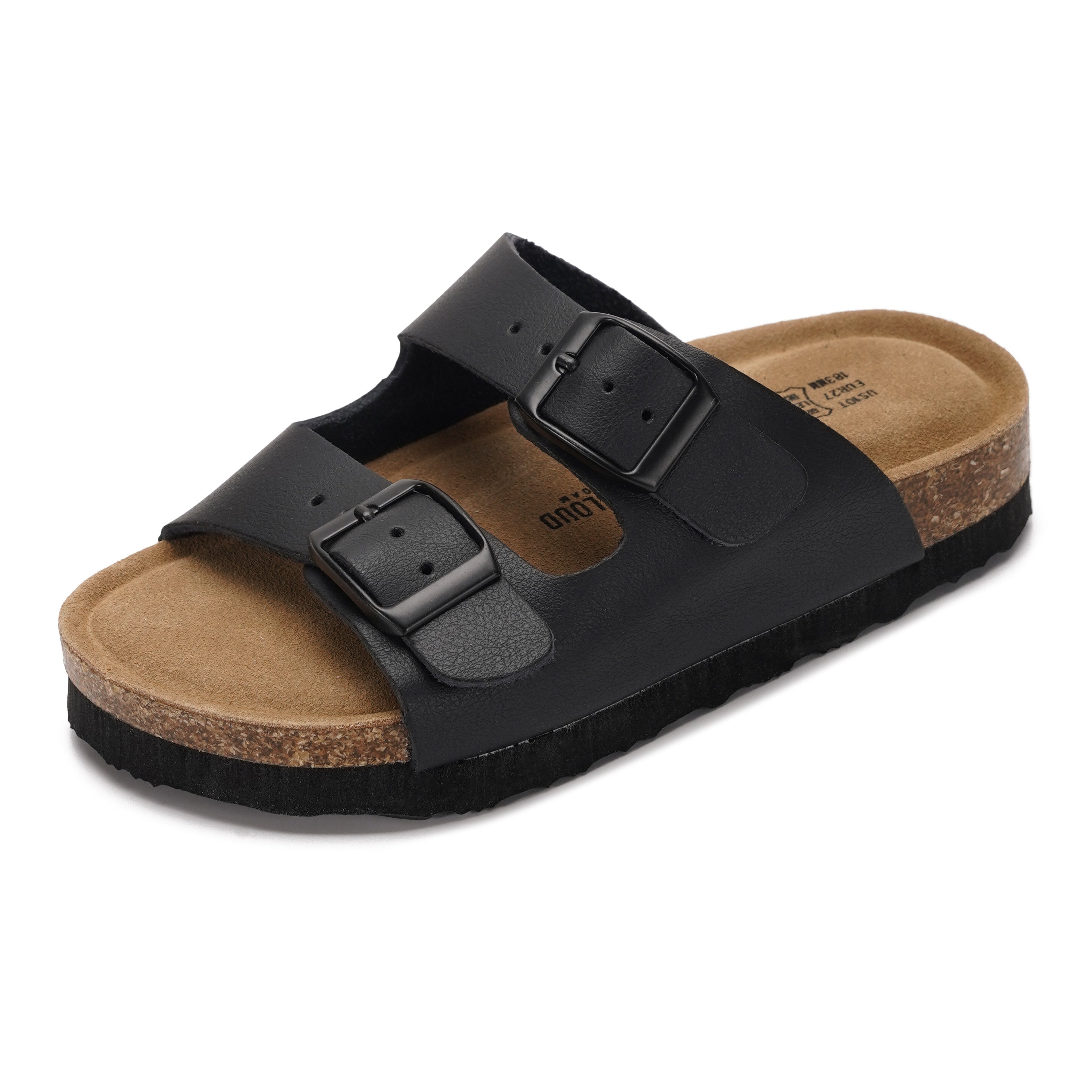 Kids | Genuine Leather Slides for Kids | Water Resistant | Lightweight | Non-Slip - Little Venita