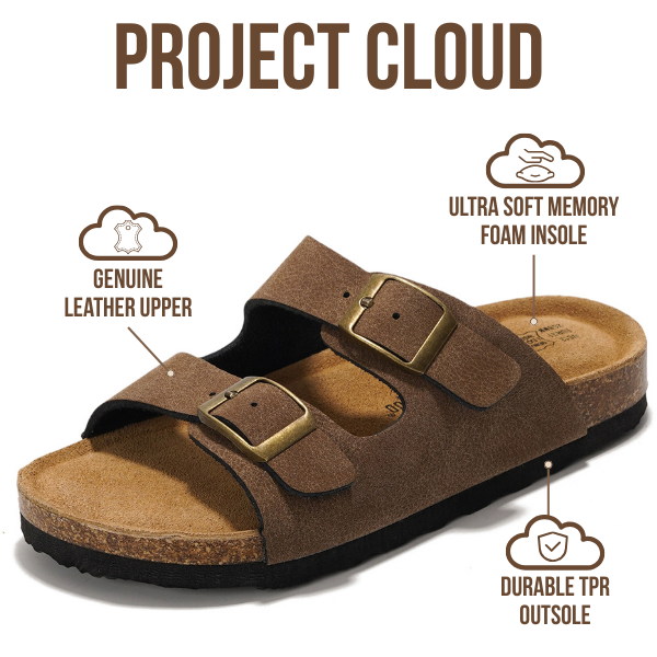 Kids | Genuine Leather Slides for Kids | Water Resistant | Lightweight | Non-Slip - Little Venita