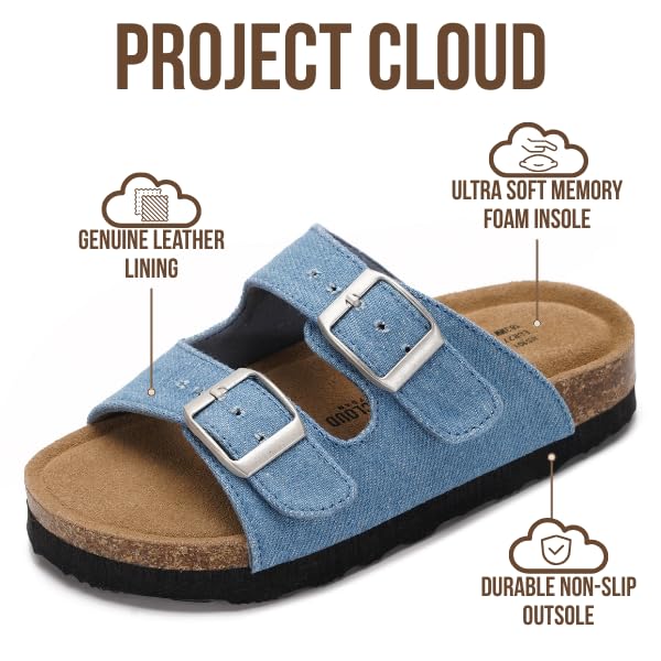 Kids | Genuine Leather Slides for Kids | Water Resistant | Lightweight | Non-Slip - Little Venita