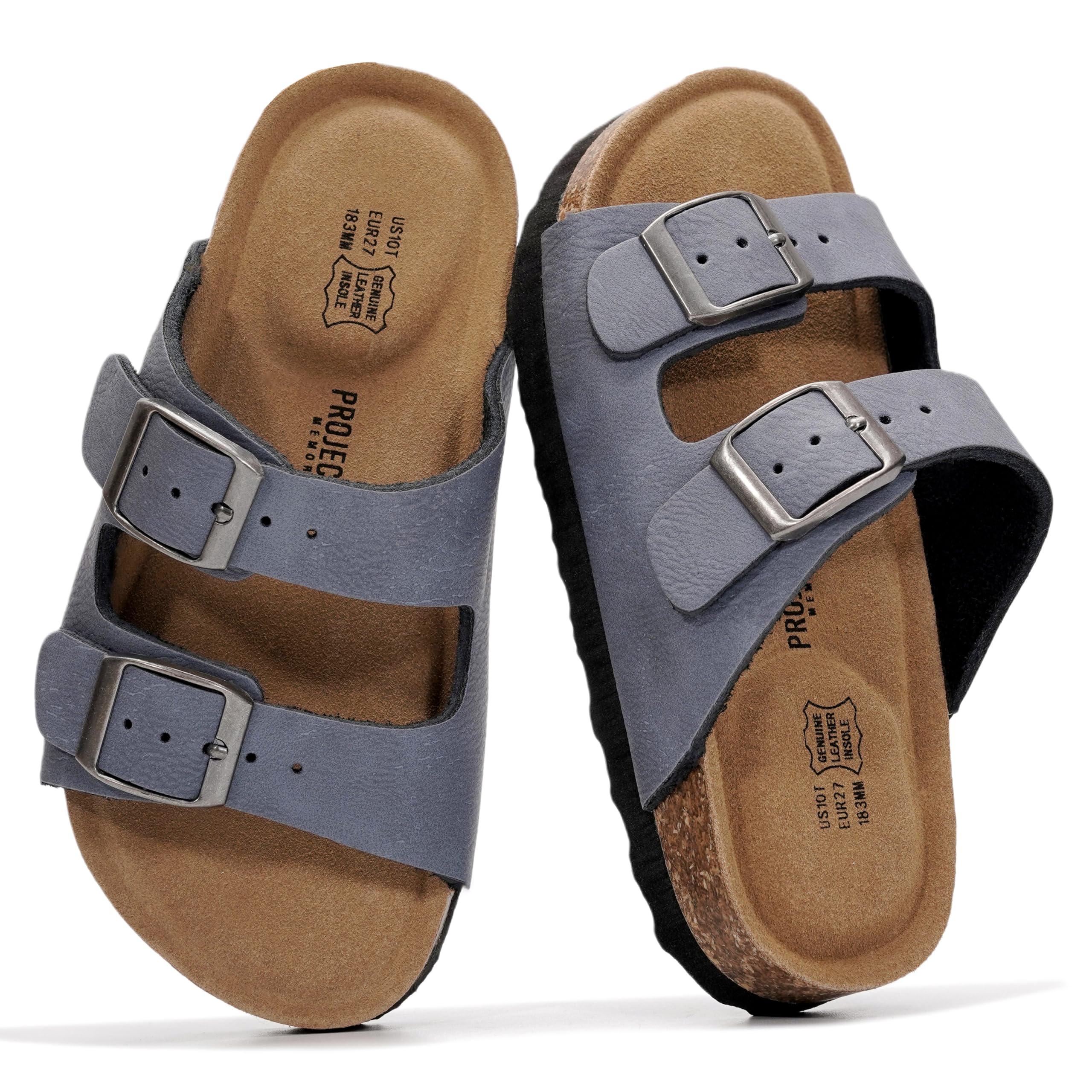 Kids | Genuine Leather Slides for Kids | Water Resistant | Lightweight | Non-Slip - Little Venita