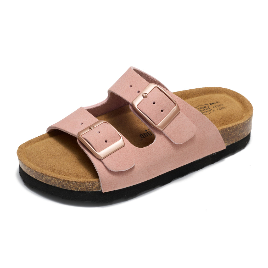 Kids | Genuine Leather Slides for Kids | Water Resistant | Lightweight | Non-Slip - Little Venita