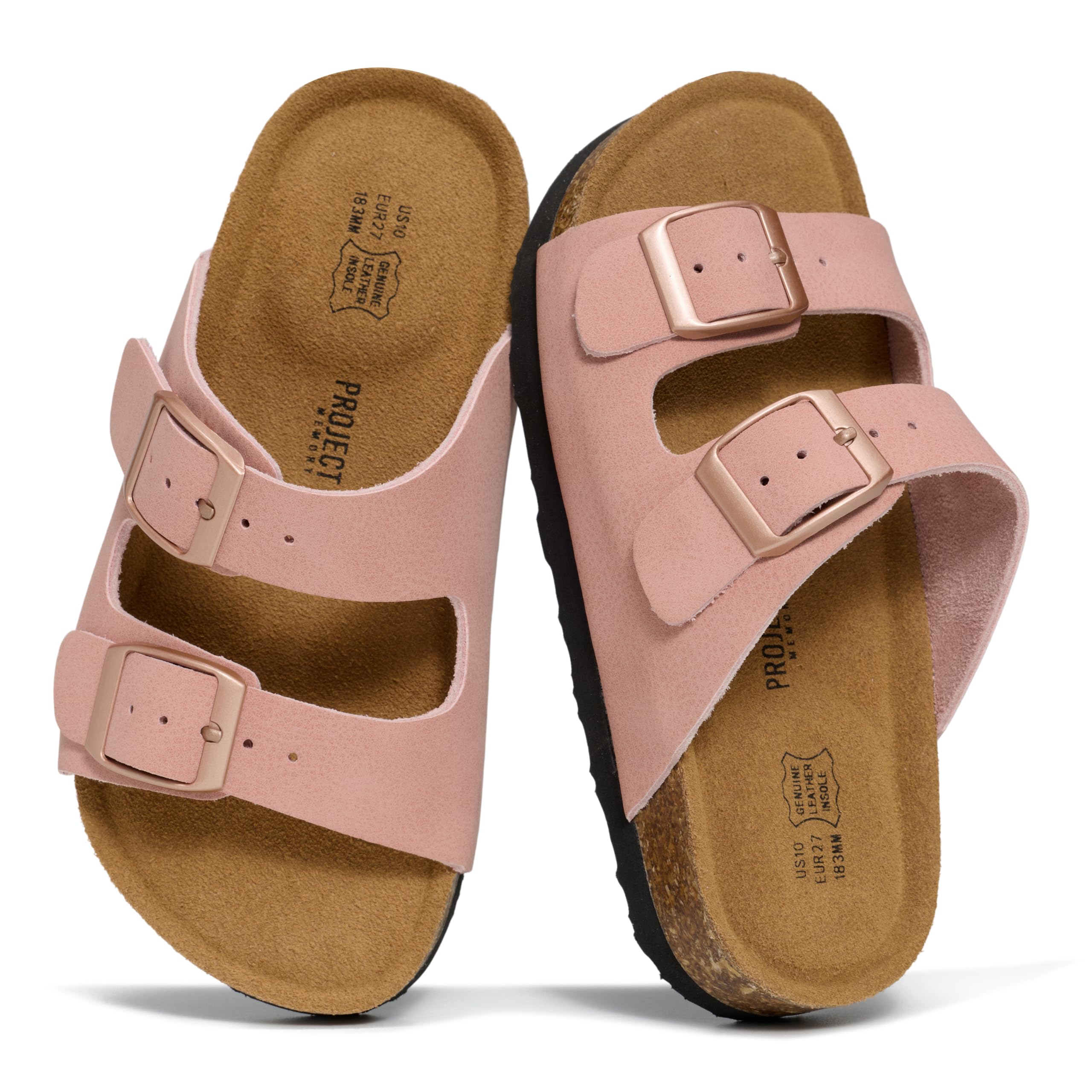 Kids | Genuine Leather Slides for Kids | Water Resistant | Lightweight | Non-Slip - Little Venita