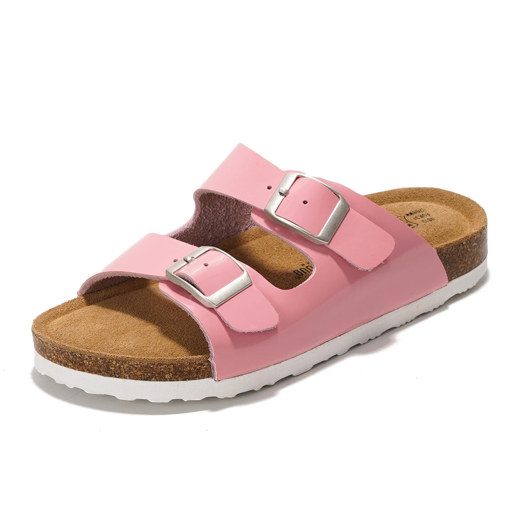 Kids | Genuine Leather Slides for Kids | Water Resistant | Lightweight | Non-Slip - Little Venita
