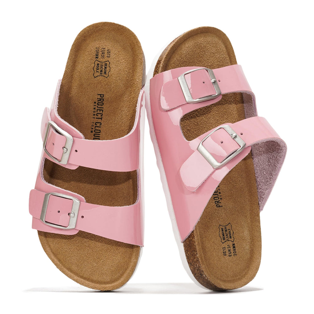 Kids | Genuine Leather Slides for Kids | Water Resistant | Lightweight | Non-Slip - Little Venita